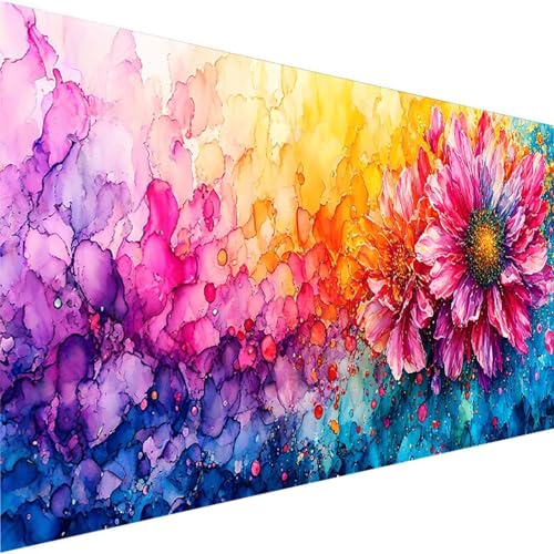 Malen Nach Zahlen Erwachsene Blume, DIY Handgemalt Ölgemälde Kit für Anfänger und Erwachsene, Malen Nach Zahlen mit Pinseln und Acrylfarbe, für Haus Dekoration Ohne Rahmen (100x200cm) Graffiti O-8 von Wohoaqig