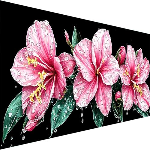 Malen Nach Zahlen Erwachsene Blume - Anfänger - Knitterfreie Leinwand, mit Pinsels Und Acrylfarbe - DIY Handgemalt Ölgemälde Kit Als Geschenk (70x140cm) Malen Nach Zahlen Laub (Ohne Rahmen) 9-5 von Wohoaqig