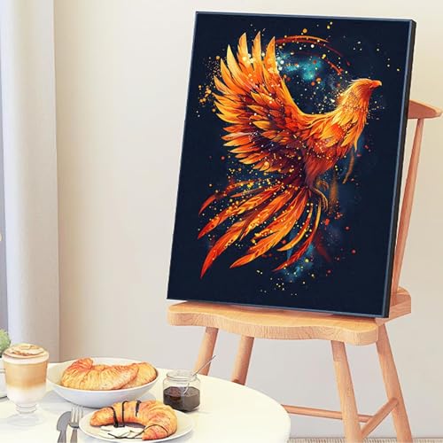 Malen Nach Zahlen Erwachsene Tiere Adler Malen Nach Zahlen Kinder mit 3-Pinseln und Acrylfarbe DIY Set, Paint by Numbers Adult Leinwand Handgemalt öLgemälde Kit Als Zuhause Deko Geschenk 45x60cm -2o70 von Wohoaqig