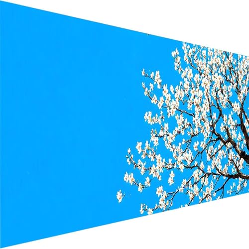 Malen Nach Zahlen ab 5 6 7 Jahre Mädchen Ohne Rahmen - Blume Malen Nach Zahlen Erwachsene, Malen Nach Zahlen für Kinder Acrylfarben mit als Home Dekor Geschenk, Malen-Nach-Zahlen (50x100cm) Baum 1-Q von Wohoaqig