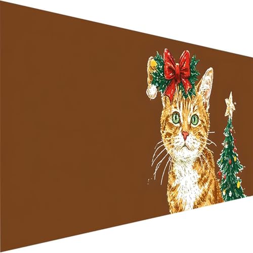 Malen nach Zahlen Kinder ab 7 8 9 10 Jahre Mädchen, Malen nach Zahlen Erwachsene Katze, Malen-Nach-Zahlen Kinder Teenager für Mädchen, Geschenk Malen nach Zahlen Tier (100x200cm) Ohne Rahmen W-1 von Wohoaqig