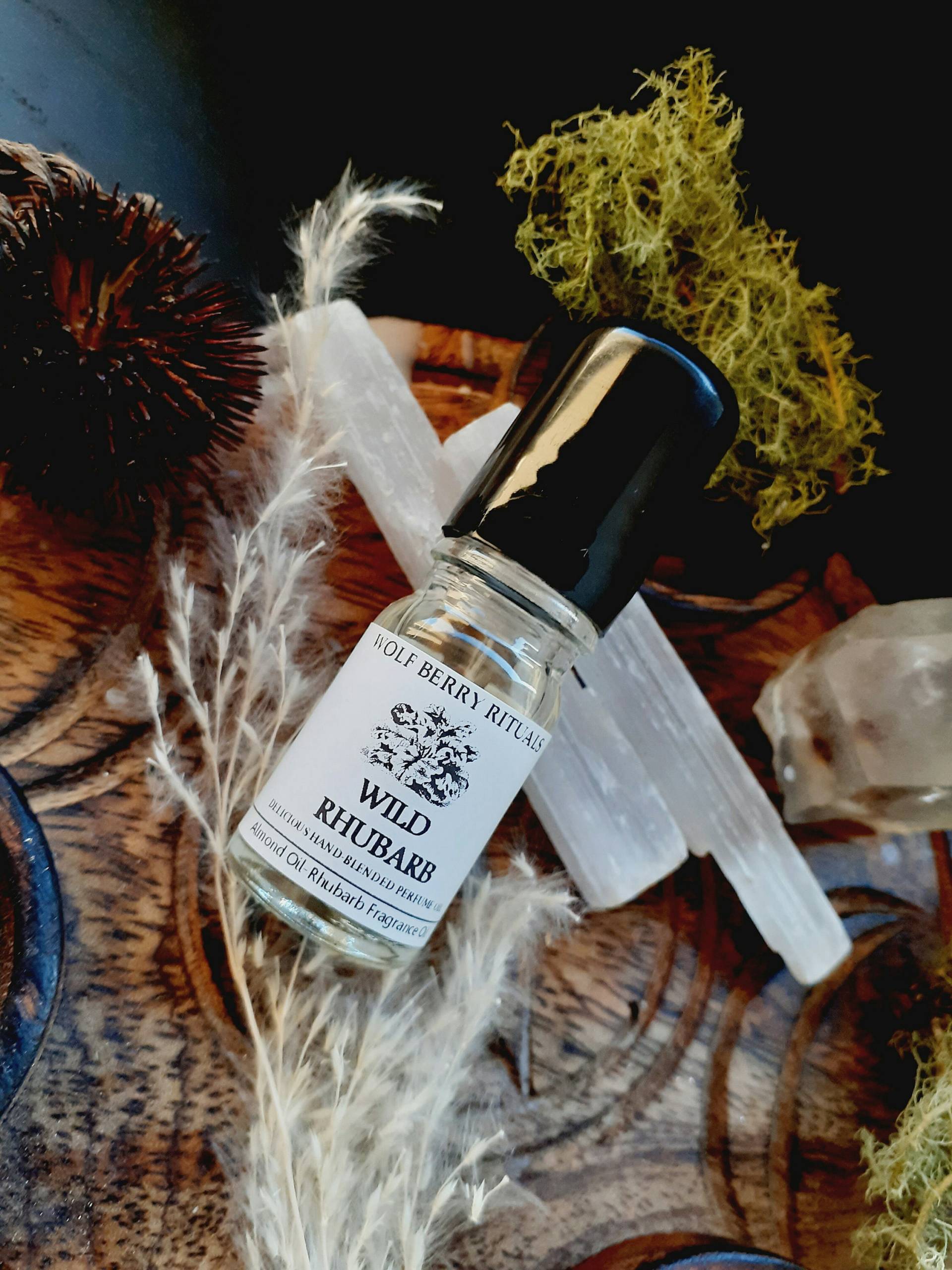 Wilder Rhabarber, 5 Ml Parfümöl | Roll-On-Flasche Süßer Gekochter Zucker Beauty in Reisegröße Fae-Düfte Fruchtige Aromen Beauty-Geschenke von WolfBerryRituals