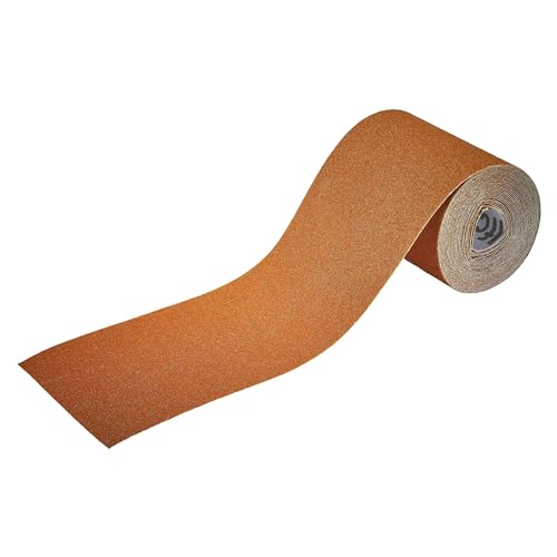 wolfcraft Schleifpapierrolle 5 m x 93 mm I 3172000 I Körnung 80 I für Holz und Metall I ideal für Heimwerker von wolfcraft