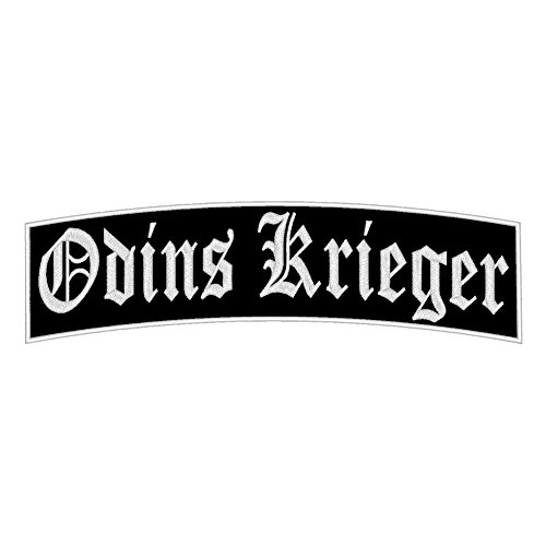 Aufnäher "Odins Krieger" - Ein oberer Bogen B1 - verschiedene Größen zur Auswahl (12x4cm) von Wolfszeit