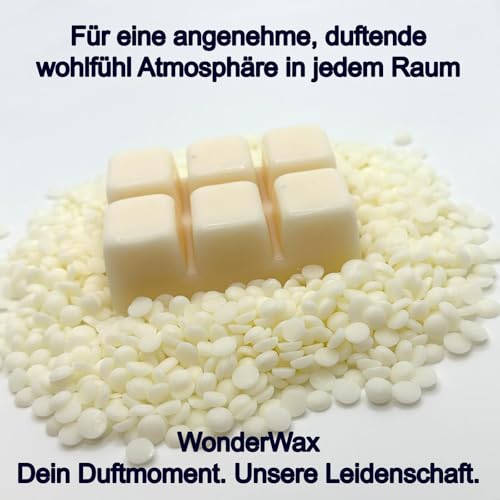 WonderWax Duftwachs Wax Melts für Duftlampe, 6 Würfel Duftmelt Wachsmelt Sojawachs Duftwachswürfel für Raumdüfte, Wachs mit Duftöl Indoor Melts Duftwachs für Aromalampe Citronella von WonderWax