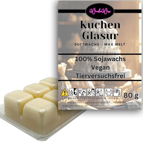 WonderWax Duftwachs Wax Melts für Duftlampe, 6 Würfel Duftmelt Wachsmelt Sojawachs Duftwachswürfel für Raumdüfte, Wachs mit Duftöl Indoor Melts Duftwachs für Aromalampe Kuchenglasur von WonderWax