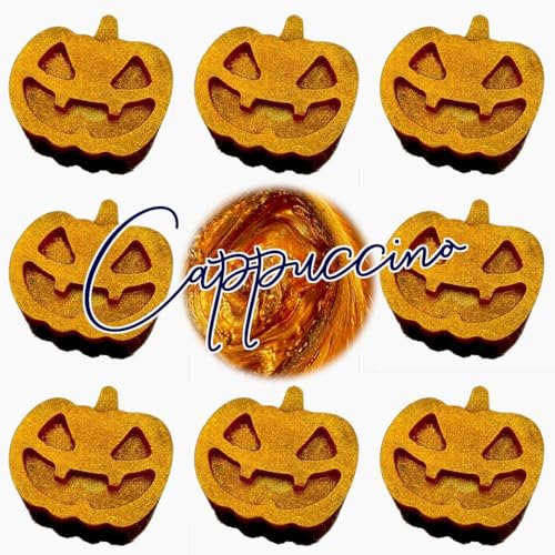 WonderWax Kürbis 12er Set Cappuccino Wachsmelt Duftwachs Raumduft für Duftlampen Soja Wachs Melts Duftmelt Aroma Wellnes Kerzen Wärmer Wax Tarts von WonderWax