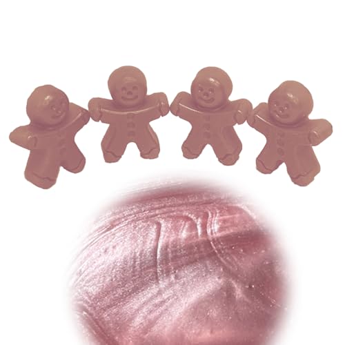 WonderWax Lebkuchenmännchen 4er Set Wachsmelt Duftwachs Raumduft für Duftlampen Soja Wachs Melts Duftmelt Aroma Wellnes Kerzen Wärmer Bubbly Champagne von WonderWax