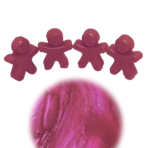 WonderWax Lebkuchenmännchen 4er Set Wachsmelt Duftwachs Raumduft für Duftlampen Soja Wachs Melts Duftmelt Aroma Wellnes Kerzen Wärmer Drachenfrucht Eistee von WonderWax