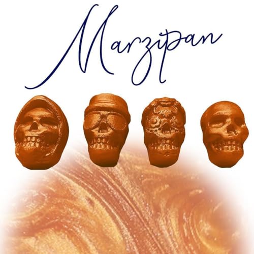 WonderWax Mini Totenköpfe 8er Set Marzipan Wachsmelt Duftwachs Raumduft für Duftlampen Soja Wachs Melts Duftmelt Aroma Wellnes Kerzen Wärmer Wax Tarts von WonderWax