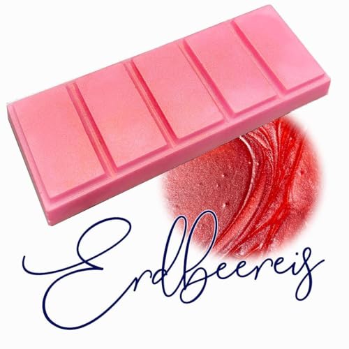 WonderWax SnapBar Erdbeereis Wachsmelt Duftwachs Raumduft für Duftlampen Soja Wachs Melts Duftmelt Aroma Wellnes Kerzen Wärmer Wax Tarts von WonderWax