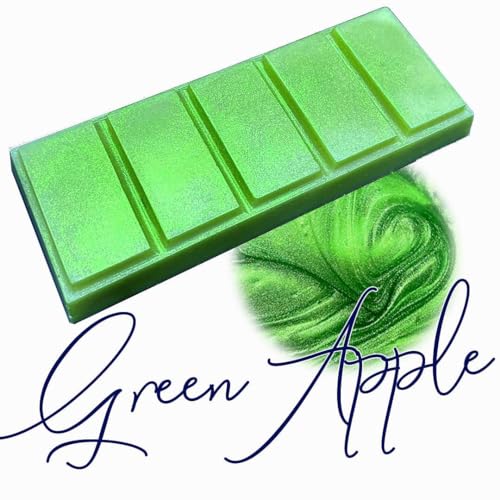 WonderWax SnapBar Grüner Apfel Wachsmelt Duftwachs Raumduft für Duftlampen Soja Wachs Melts Duftmelt Aroma Wellnes Kerzen Wärmer Wax Tarts von WonderWax