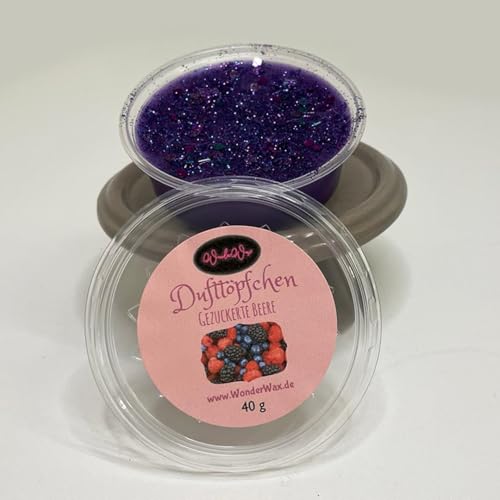 WonderWax Standard Duft Töpfchen | Gezuckerte Beeren | Duftwachs Raumduft für Duftlampen | Duftkessel aus Soja Wachs |Wax Melts | Aroma Duftmelt | Tart von WonderWax