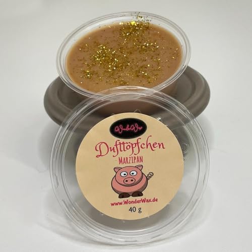 WonderWax Standard Duft Töpfchen | Marzipan | Duftwachs Raumduft für Duftlampen | Duftkessel aus Soja Wachs |Wax Melts | Aroma Duftmelt | Tart von WonderWax