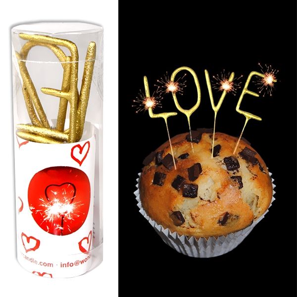 Wunderkerzen LOVE - Mini von Wondercandle