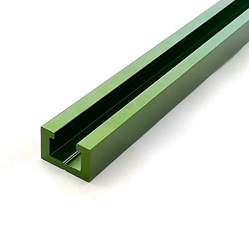 Aluminium T-Track Standard 91cm Grün Profil – 8,3/12,1mm von WoodFan