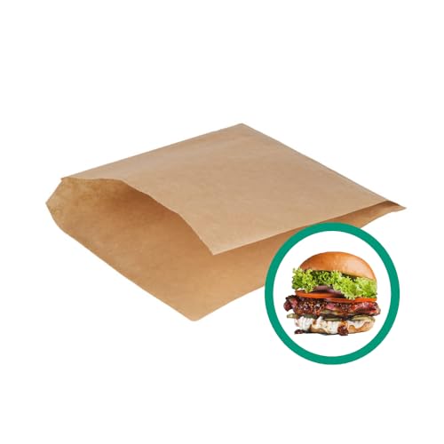 Woodeven Hamburgertasche Papier 16x17 cm 1000 Stück von Woodeven