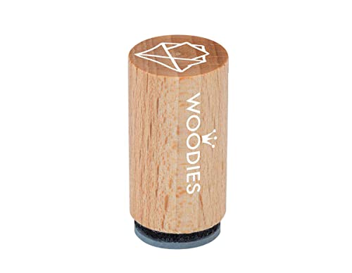 Woodies Mini Stempel Umschlag, Holz, 1,5 x 1,5 x 3 cm von Woodies