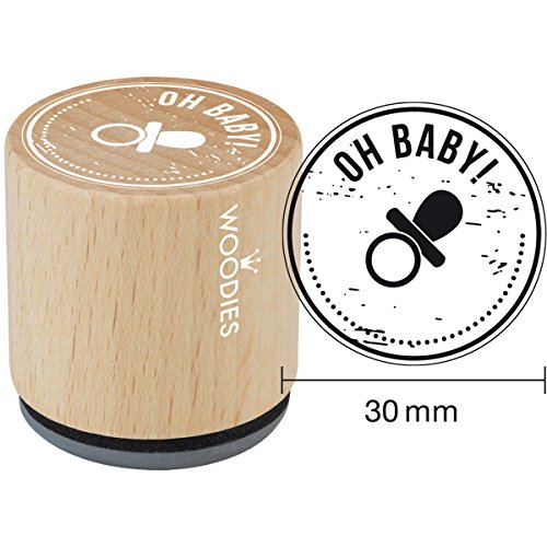 Woodies montiert Gummi Stempel 1.35-inch Oh Baby, Acryl, Mehrfarbig, 3-teilig Woodies montiert Gummi Stempel 1.35-inch Oh Baby, Acryl, Mehrfarbig, 3-teilig von Woodies