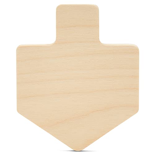 Chunky Dreidels Holzausschnitte, 10,2 cm, Chanukka-Ornamente, Holzrohlinge für Chanukah-Dekorationen und Bastelarbeiten, von Woodpeckers von Woodpeckers