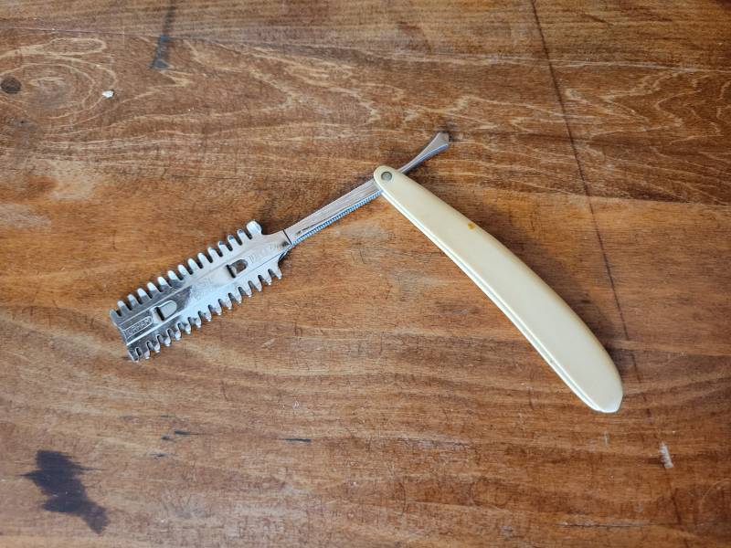 Vintage Durham Duplex Haarformer Rasiermesser Barber Tool von WoodsonHouseAntiques