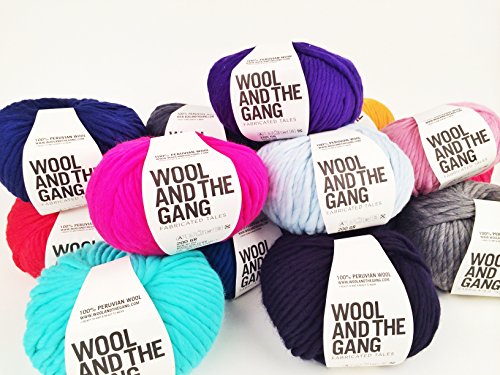 Crazy Sexy Wolle, 200 g, Schwarz von Wool and the Gang