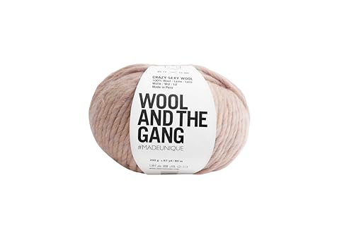 Wool and the Gang Crazy Sexy Wolle, Mineral Pink (231), 200 g von Wool and the Gang