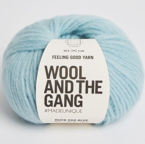 Wool and the Gang Feeling Good Garn, 150, Duck Egg Blue von Wool and the Gang