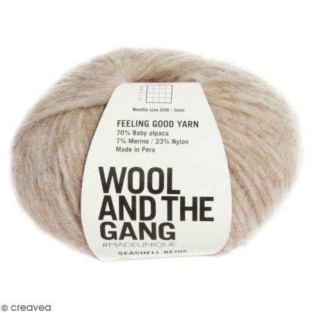 Wool and the Gang Feeling Good Garn 80 Muschelbeige von Wool and the Gang