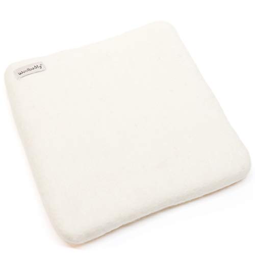 Woolbuddy Nadelfilz-Pad, Nadelfilzmatte, Nadelfilzbedarf, Schaumstoff-Pad-Alternative, Wollfilzmatte, aus Filzwolle, zum Nadelfilzen, Nassfilzen und 3D-Filz, 25,4 x 25,4 x 3,8 cm von Woolbuddy