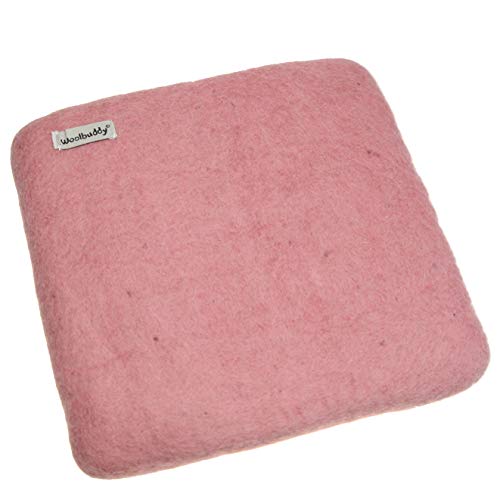 Woolbuddy Nadelfilzen 100% Wollmatte Rosa von Woolbuddy