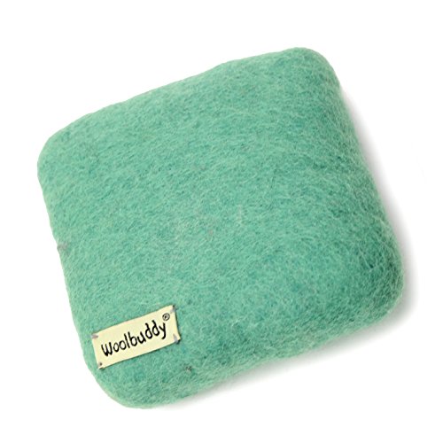 Woolbuddy Nadelfilzen 100% Wollmatte Teal von Woolbuddy