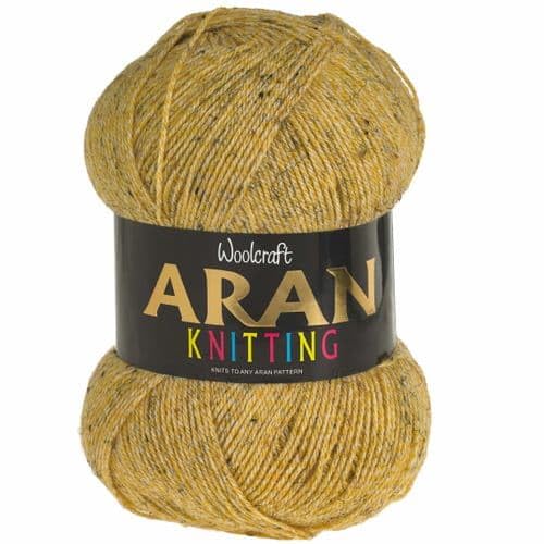 WoolCraft Aran mit Wolle 400g Strick- & Häkelgarn, preiswertes Acryl mit 25% Wollgarn, wählen Sie aus 43 Farbtönen, 800 Meter, 400g Knäuel, 3er Pack, Bracken von Woolcraft