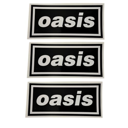 Oasis Vinyl-Aufkleber, Logo, 9 x 20 cm, Indie Britpop Band Merchandise (3) von Words of art