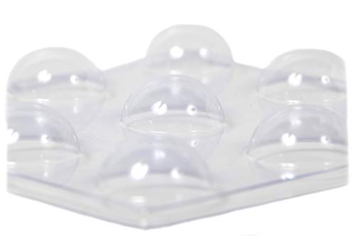 World Of Moulds Seifenform Badekugel Form Klein rund 5,08 cm - 9 Mulden M164 von World Of Moulds