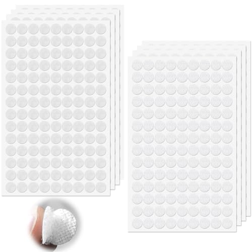 Wosyoodo Klettpunkte Selbstklebend 10mm, 1008 Stück Klett Klebepunkte, Klettverschluss Selbstklebend, Klettklebepunkte, Stark Klebend Klettband für DIY Papier Kunststoff von Wosyoodo