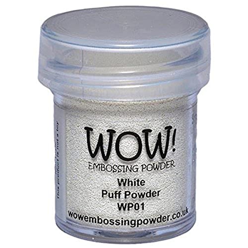 WOW! Embossing-Puder, 15 ml, weißer Puff von WOW!