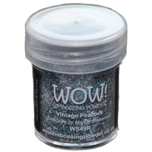 WOW! Embossing-Puder, 15 ml, Vintage-Pfau von WOW!