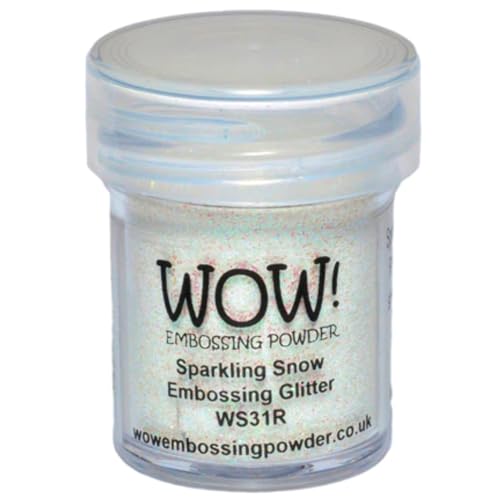 WOW! Embossing Powder WOW.Embossing-Puder, 15 ml, glitzernder Schnee von WOW!