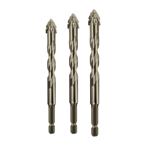 New Four-Flute Sawtooth Eccentric Drill Bit, Cozy Hoome Drill Bit, Sawtooth Eccentric Drill Bit, Multifunction Drill Bit Set, High Hardness Skewed Head Eccentric Drill Bits,Titanium-Coated Design Dril von Wozad