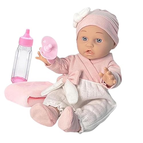 Wpsagek Babys Born Puppen, 12in Soft Bodied Doll Mit Kleidung Flasche Und Schnuller, Wiedergeborene Babypuppe Silikon Puppen Wie Echtes Baby Puppen von Wpsagek