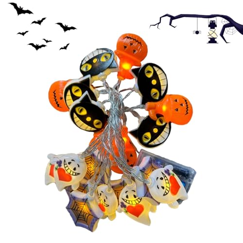 Wpsagek Halloween String Light Decor | Safe Halloween Outdoor Light | Halloween String Lights Decor, Battery Operated Light for Indoor Outdoor Decorations von Wpsagek