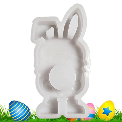 Wpsagek Silikonform „Stehender Hase Ostern“, Silikonform „Stehender Hase Ostern“ | Gießformen aus Kunstharz,Antihaftbeschichtete Silikonform für Heimdekoration, robuste handgefertigte Seifenformen zum von Wpsagek