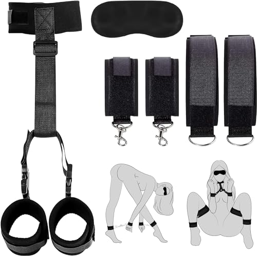 WreGmgg Schwarze Nylon Augenmaske mit Armband, modisch und schön, All-in-One Set, einfach zu tragen, benutzerdefinierte Armband, Multi-Szene-Z Anwendung von WreGmgg