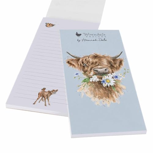 Daisy Coo' Einkaufsblock Highland Cow von Wrendale Designs