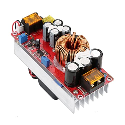 Wresetly 1800 W Spannungswandler CV Boost Converter Step Einstellbares Stromversorgungsmodul 40A 10V-60V ein 12V-90V Regler von Wresetly