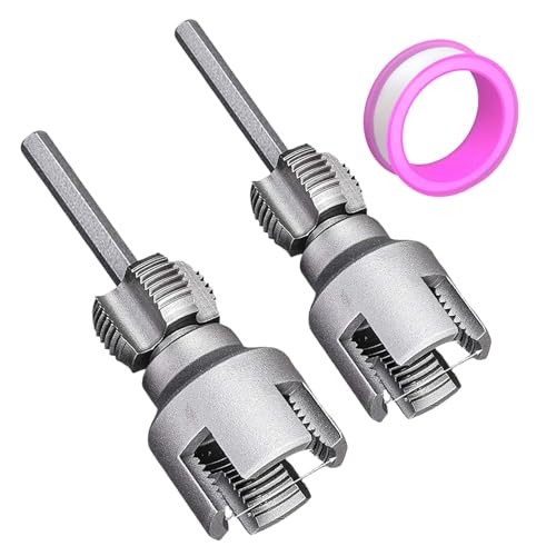 PVC Pipe Threading Tool, PVC Thread Maker Tool, External Internal Cutter 1/2 and 3/4 Dies for Water Tube, Electric Drill, Garden Hose, Home Improvement, 12.9x3.5x13.3cm PVC Pipe Threading Tool, PVC Thread Maker Tool, External Internal Cutter 1/2 and 3/4 Dies for Water Tube, Electric Drill, Garden Hose, Home Improvement, 12.9x3.5x13.3cm von Wrohto