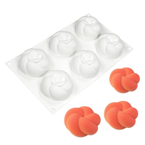 6Cavity Twisted Seil Silikonformen Fondants Schokoladenformen Mousse Kuchen Dekoration Werkzeug Kerzenseife Leicht Sauber von Wsdsgz