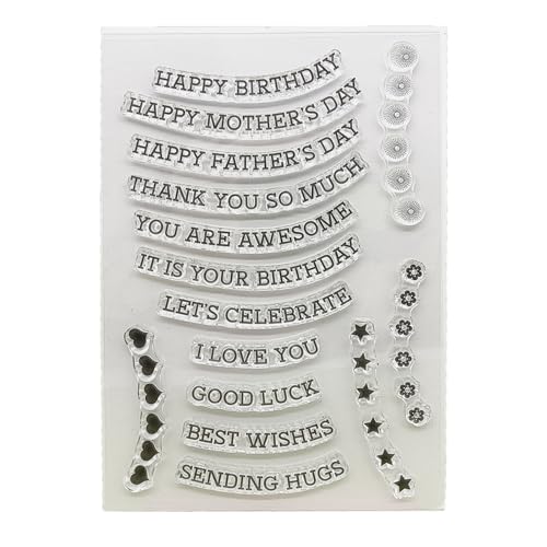 Clear Stamps Silicon Clear Stamp Seals Kartenzustempel 3D Scrapbooking Journaling Foto Journal Album Decors Stempel Stempel von Wsdsgz