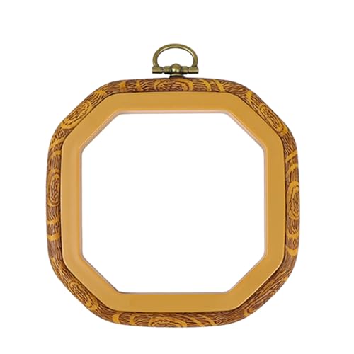 Oktagonalsticker Hoop Imitierter Holz Display Frame Octagonal Stitching Hoop von Wsdsgz